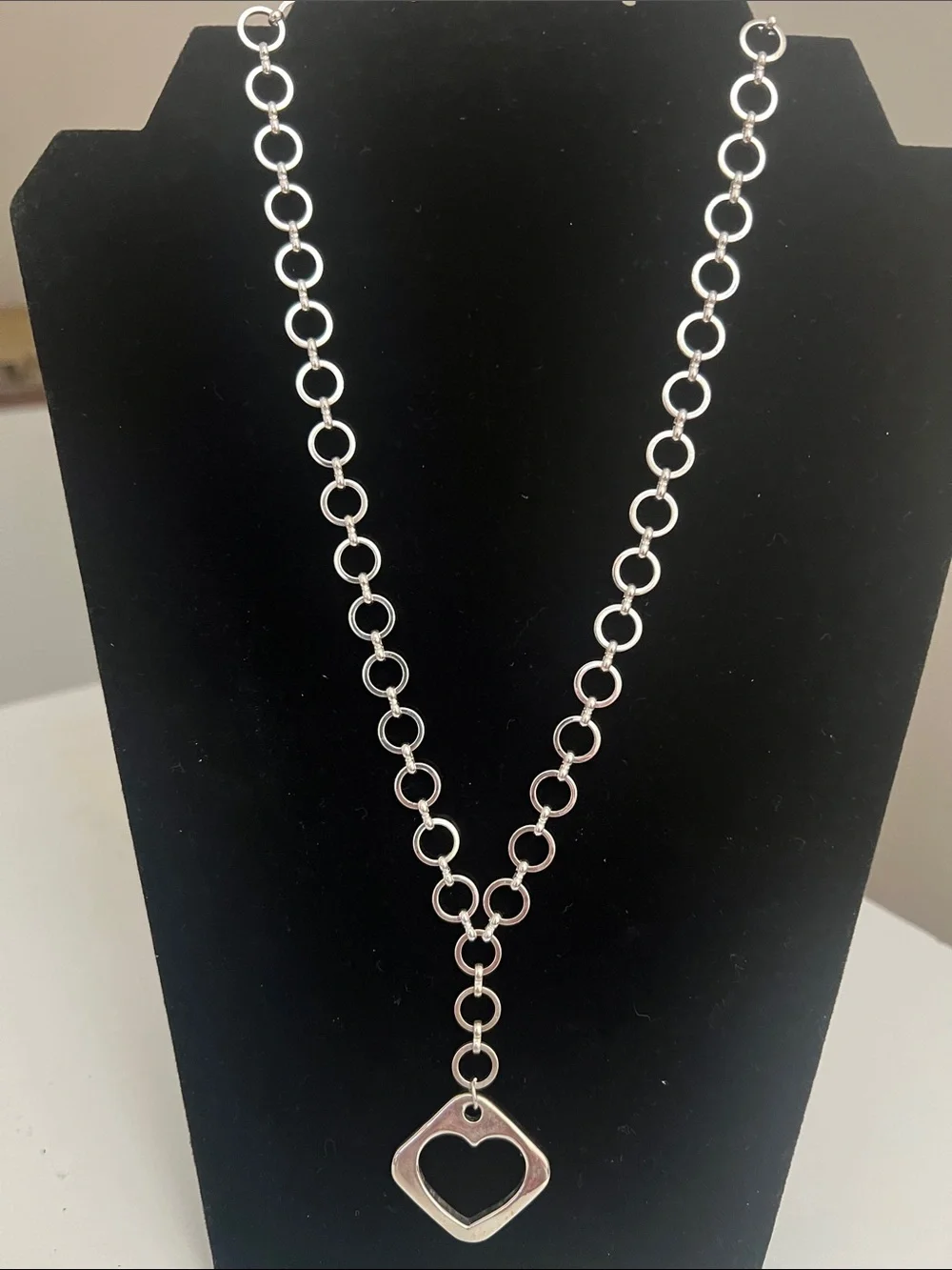 Vintage shiny silver
